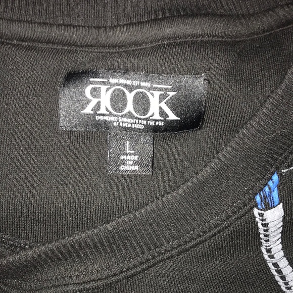 ROOK Men’s Graphic Crewneck Sweatshirt Size Large - Picture 2 of 2